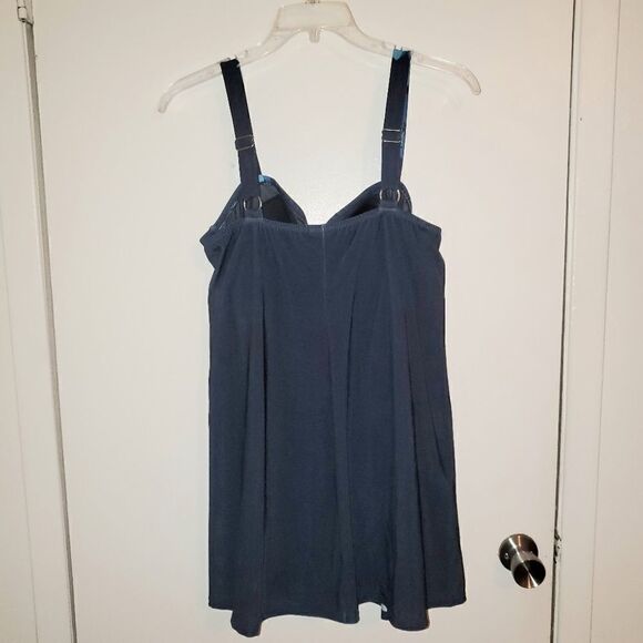 Avenue NWOT Navy Floral Bathing Suit Dress - Picture 4 of 8